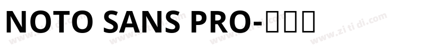 NOTO SANS PRO字体转换